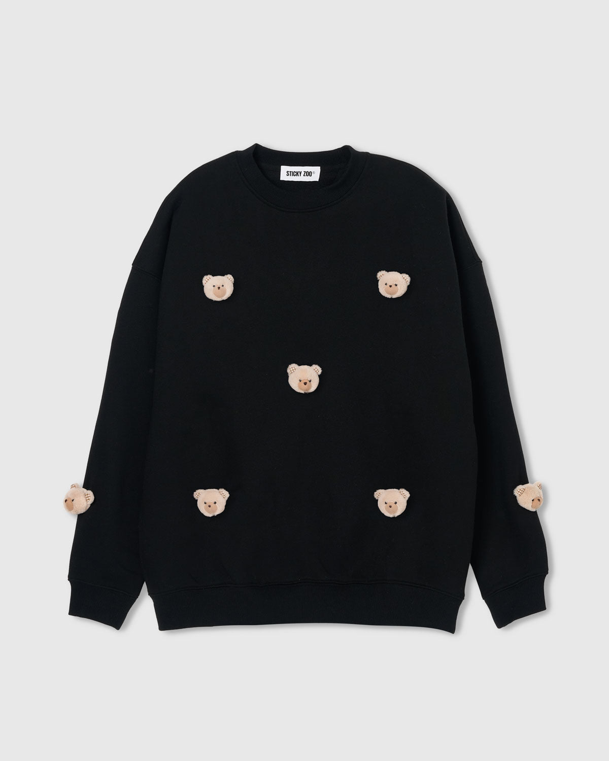 TEDDY CHECK-EAR SWEATSHIRT