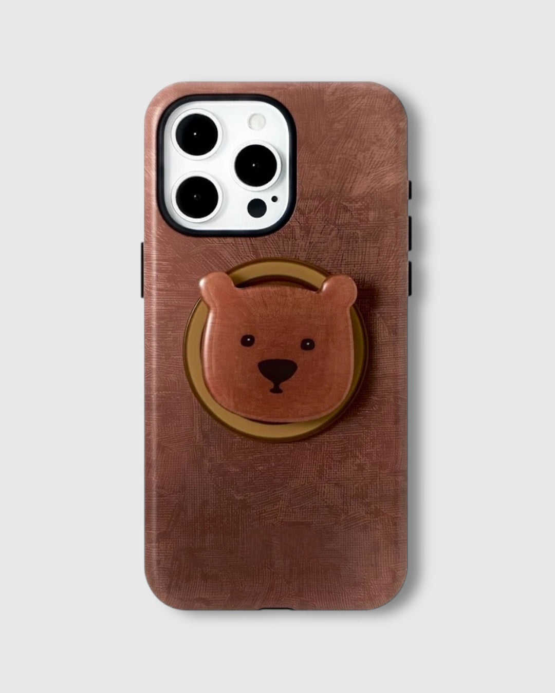 sticky zoo ブラウン iPhone用ケース Sticky Zoo® Phone Cases – Trendy Animal-Themed Cases with Puppies