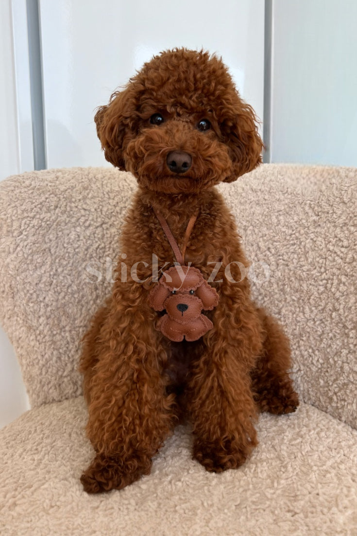 POODLE TEDDY BAG CHARM