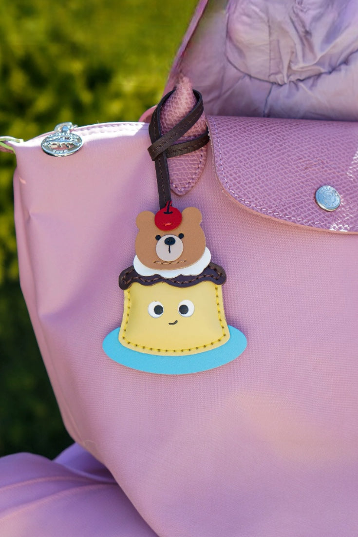 STRAWBERRY PUDDING BAG CHARM