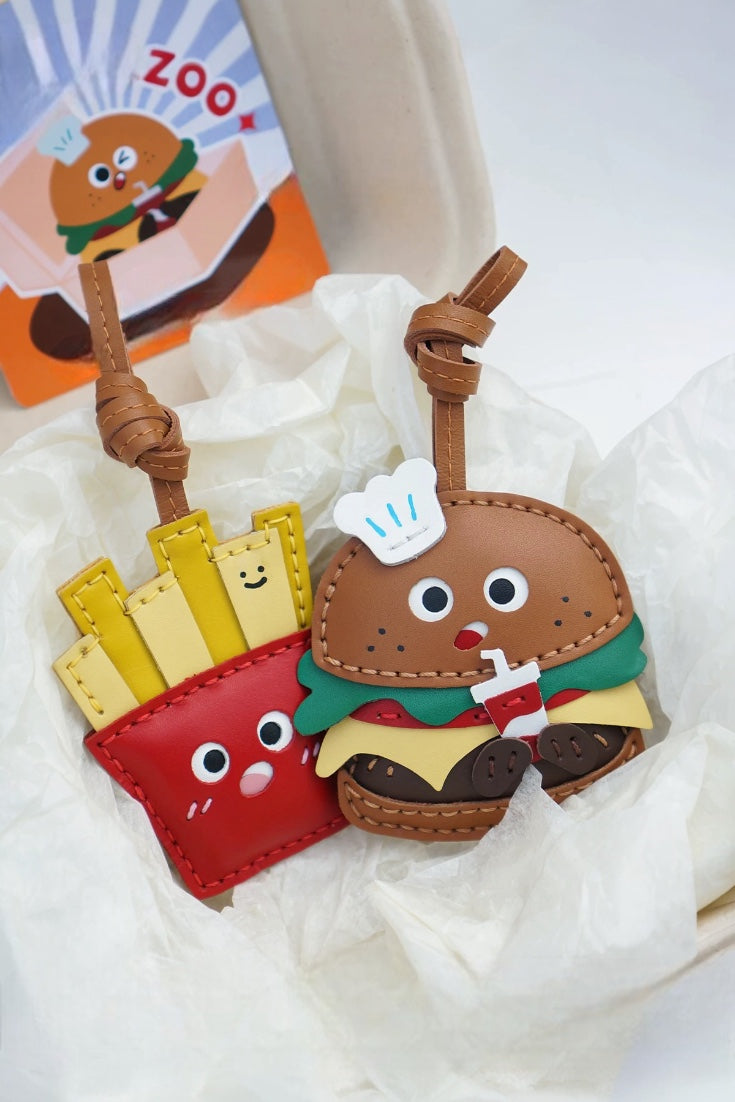 PORK FILLET CHEESEBURGER BAG CHARM