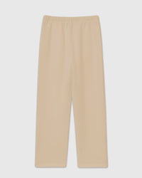 Back view of cream Poodle Parade Sweatpant showing clean seams and relaxed fit