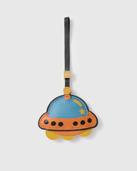 UFO LEATHER BAG CHARM