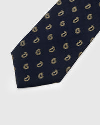 Wide diagonal herringbone weave detail on bronze mulberry silk tie showing tonal zigzag texture by STICKYZOO