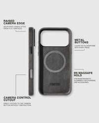 ALCANTARA PHONE CASE — STORM