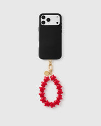 Crimson star bead phone strap clipped to phone case showing full bold-wish loop — 5,000+ Reviews