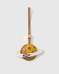 SATURN LEATHER BAG CHARM
