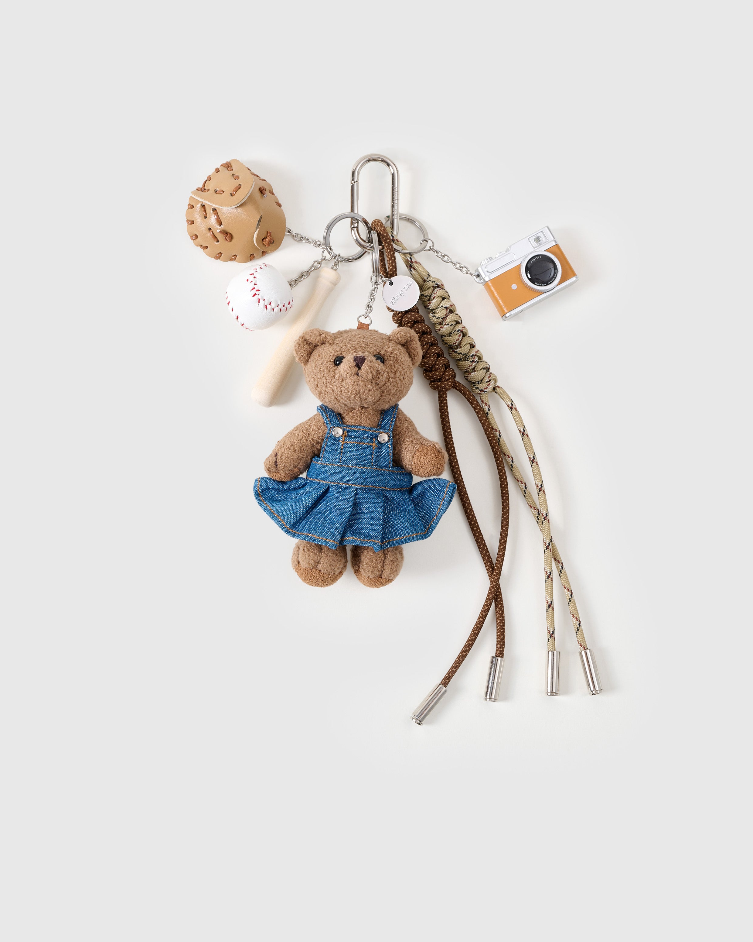 TEDDY IN DENIM STACK CHARM