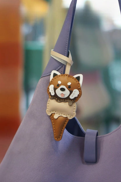 RACCOON ICE CREAM BAG CHARM