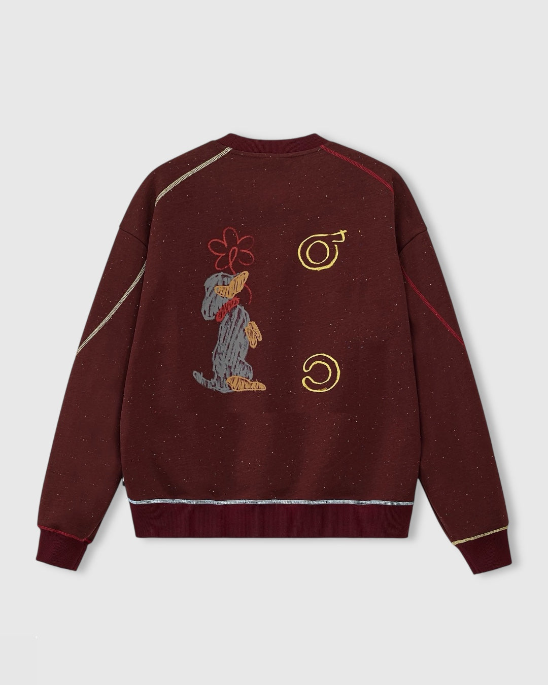 DACHSHUND BLOOM RINGER SWEATSHIRT
