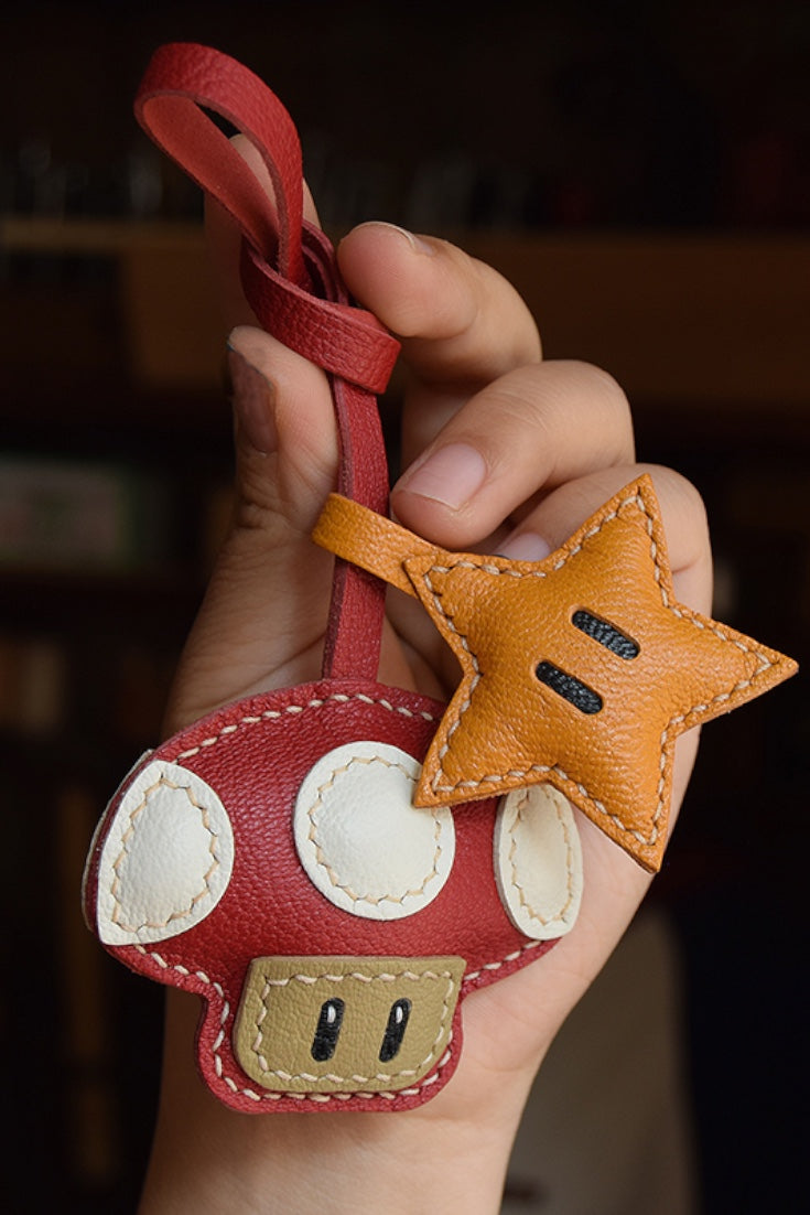 SUPER MUSHROOM BAG CHARM