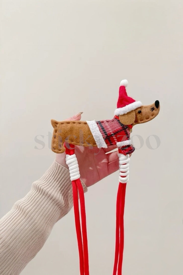 DACHSHUND PUPPY HOLIDAY CASE