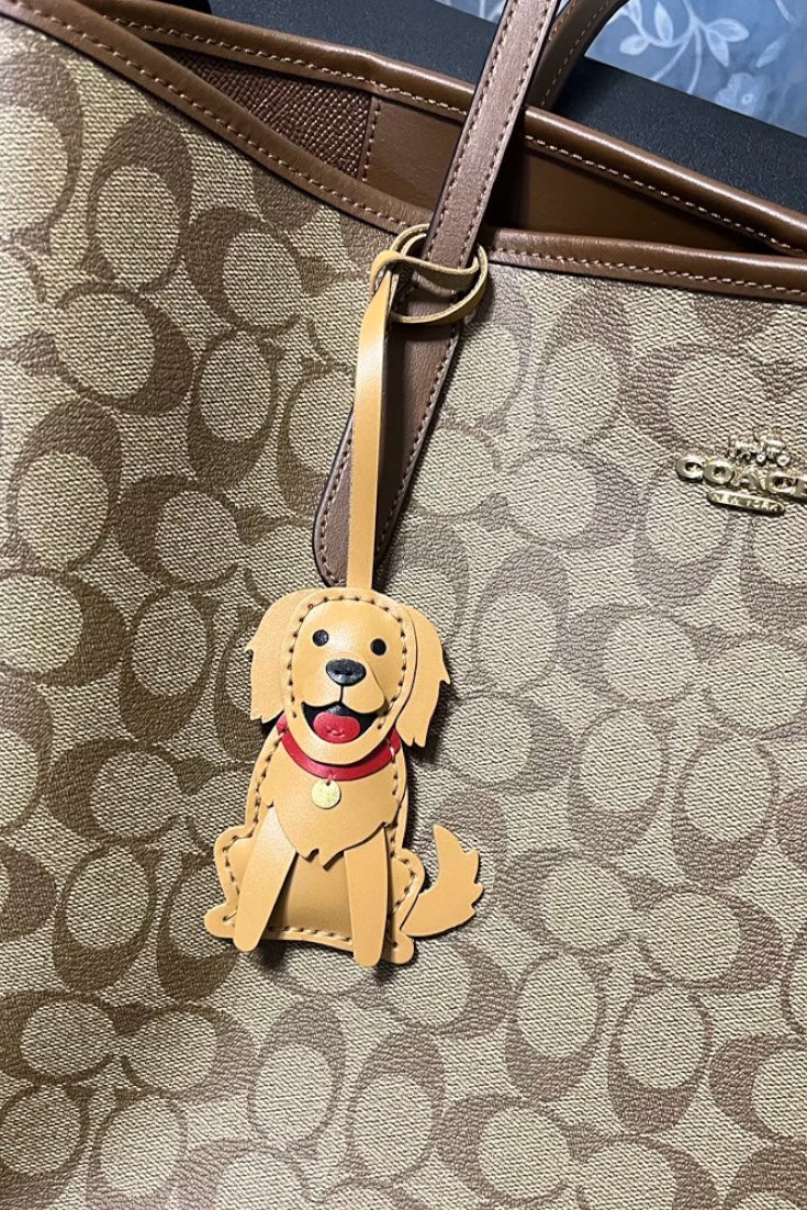 GOLDEN RETRIEVER BAG CHARM