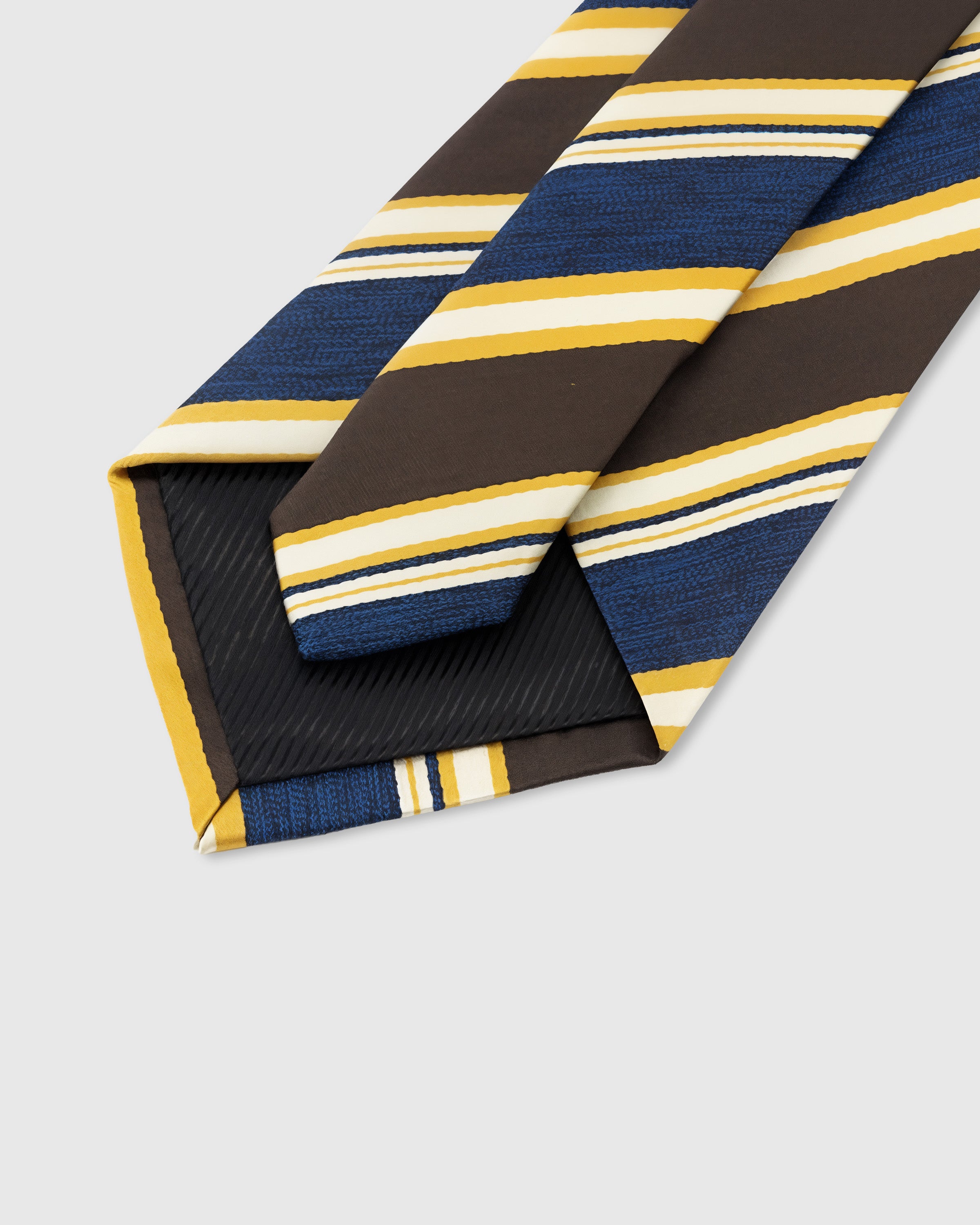 NAVY REGIMENT STRIPE TIE — Rated 4.9★ with 100,000+ sold, gift-ready STICKYZOO packaging, designed in Amsterdam