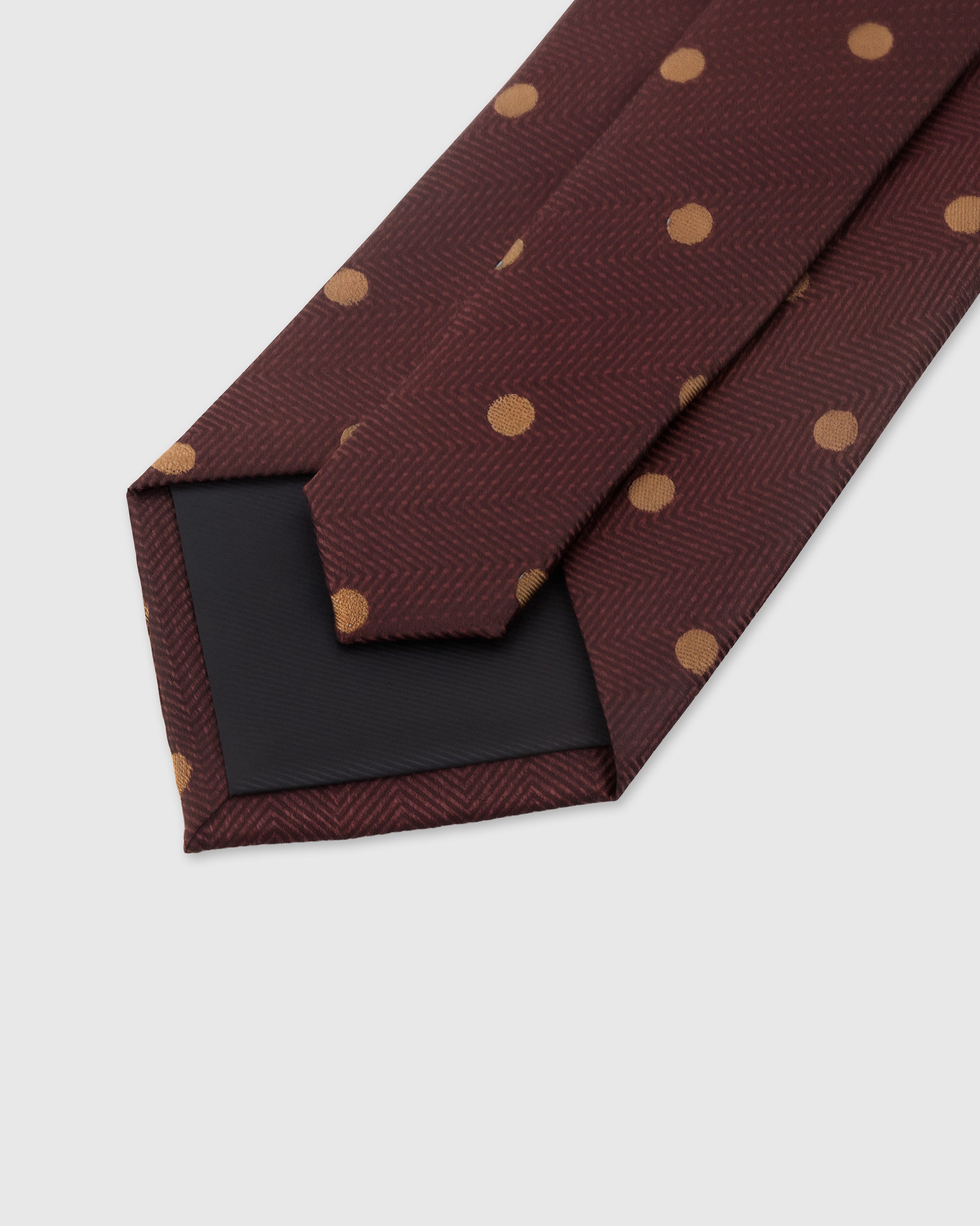 MERLOT POLKA TIE — Rated 4.9★ with 100,000+ sold, gift-ready STICKYZOO packaging, designed in Amsterdam