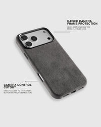 ALCANTARA PHONE CASE — STORM