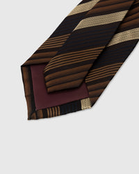 STICKYZOO Onyx Multi Tie, loved by thousands, structured interlining and hand-finished slip stitching, 145 x 8 cm