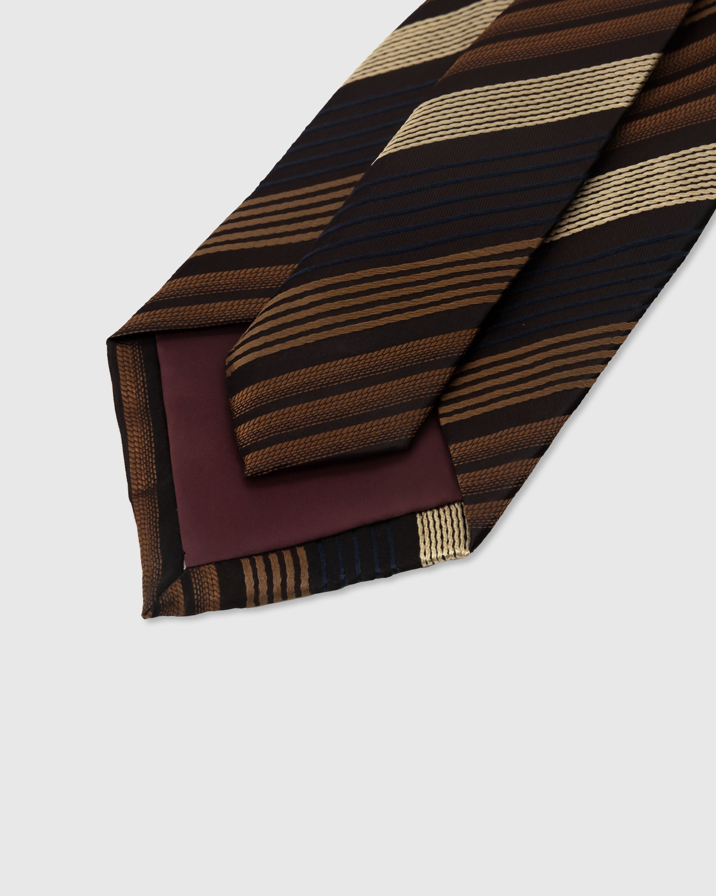 STICKYZOO Onyx Multi Tie, loved by thousands, structured interlining and hand-finished slip stitching, 145 x 8 cm