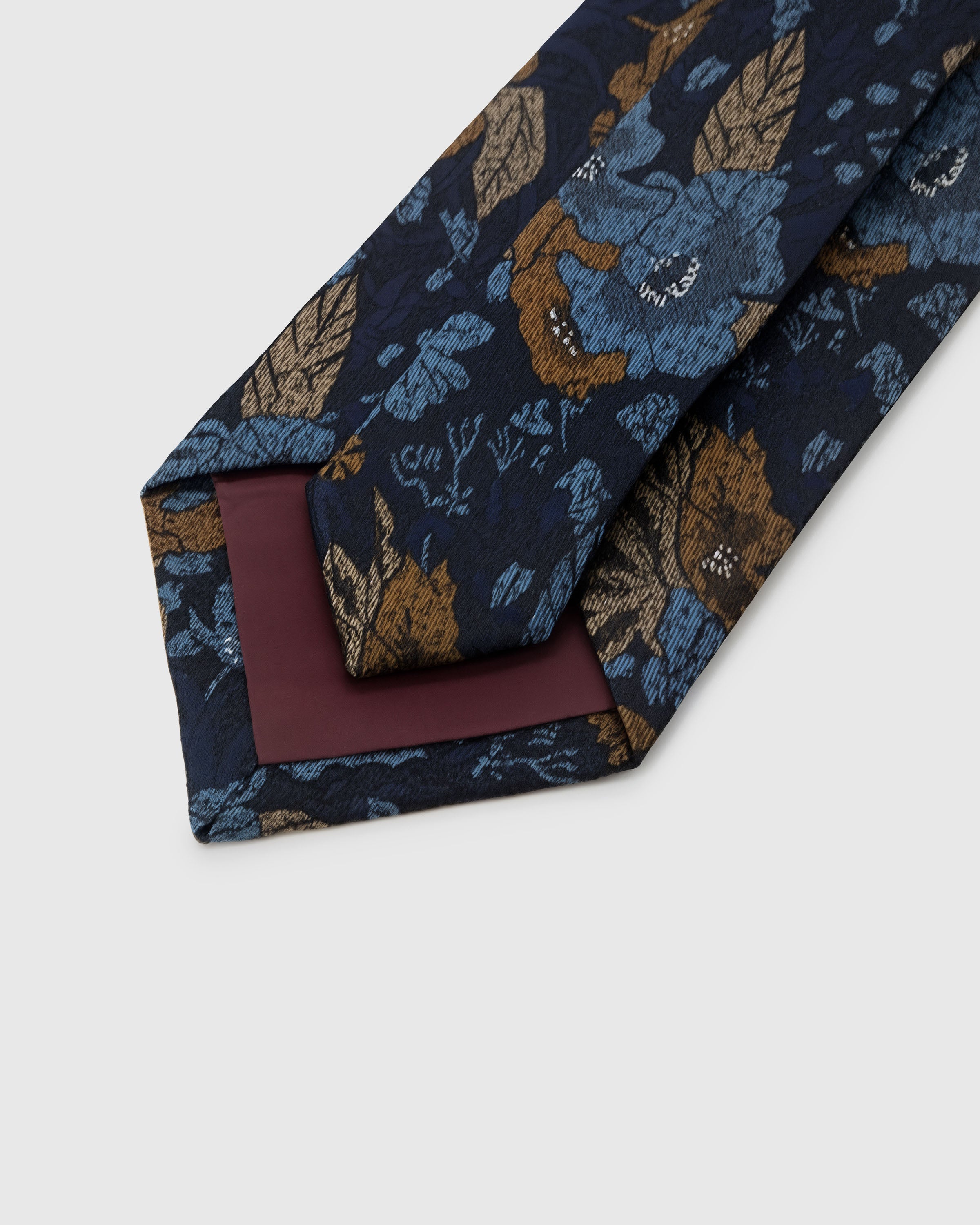 STICKYZOO Navy Twin Stripe Tie construction with structured interlining and hand-finished slip stitching, 145 x 8 cm