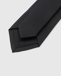STICKYZOO Obsidian Solid Tie, 100,000+ sold, structured interlining and hand-finished interior, 145 x 8 cm