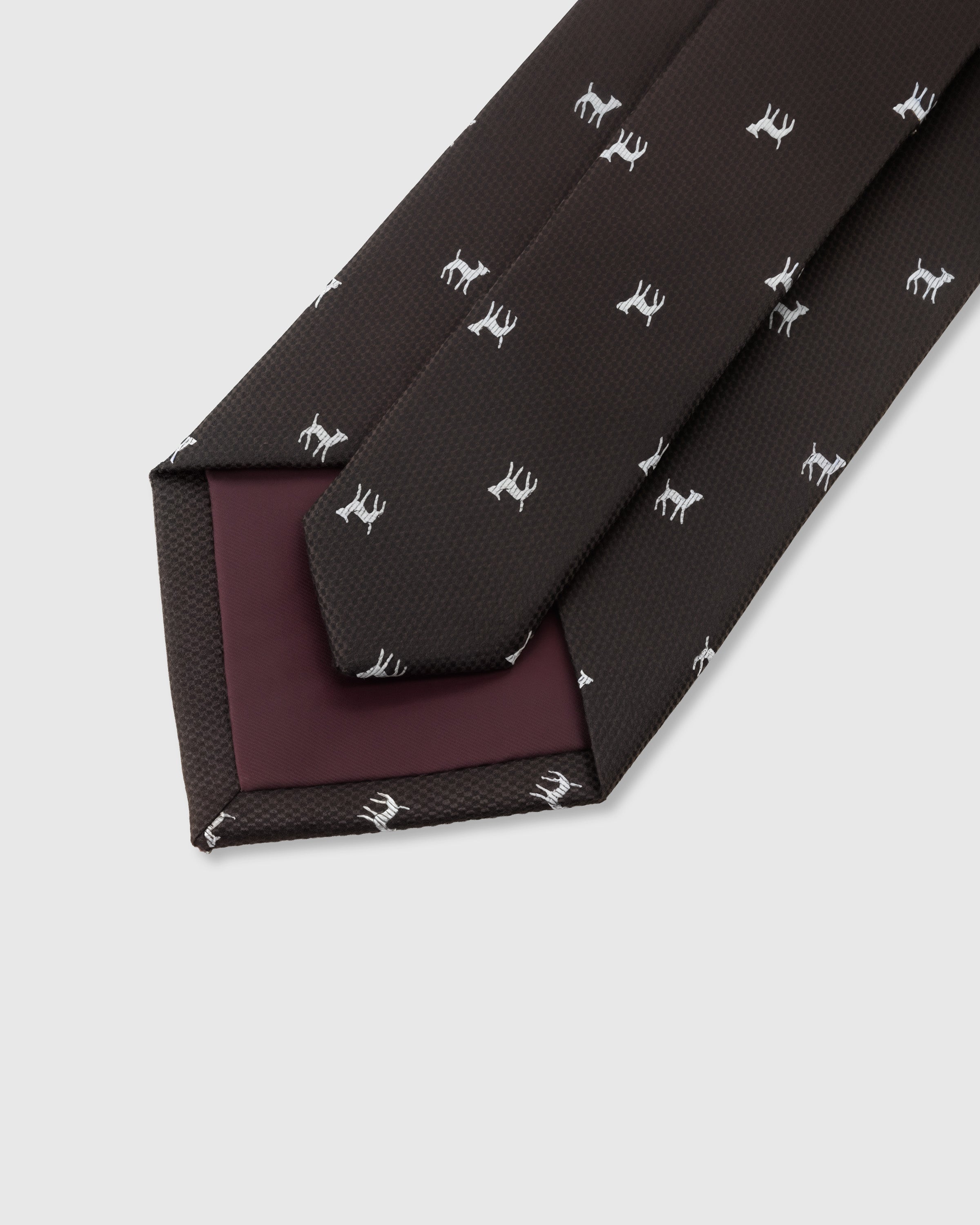 ESPRESSO TERRIER TIE — Rated 4.9★ with 100,000+ sold, gift-ready STICKYZOO packaging, designed in Amsterdam