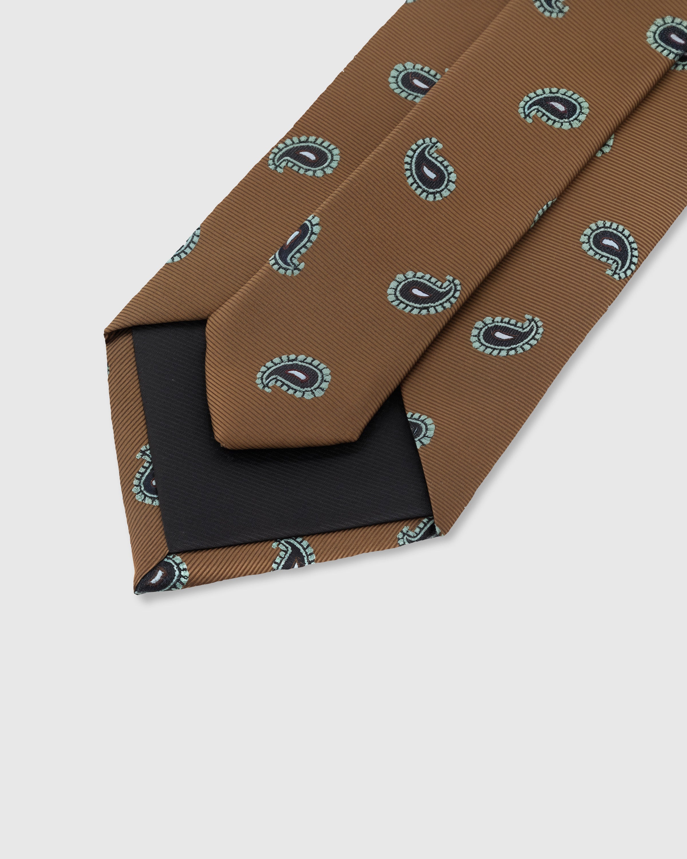 CARAMEL PAISLEY TIE — Rated 4.9★ with 100,000+ sold, gift-ready STICKYZOO packaging, designed in Amsterdam