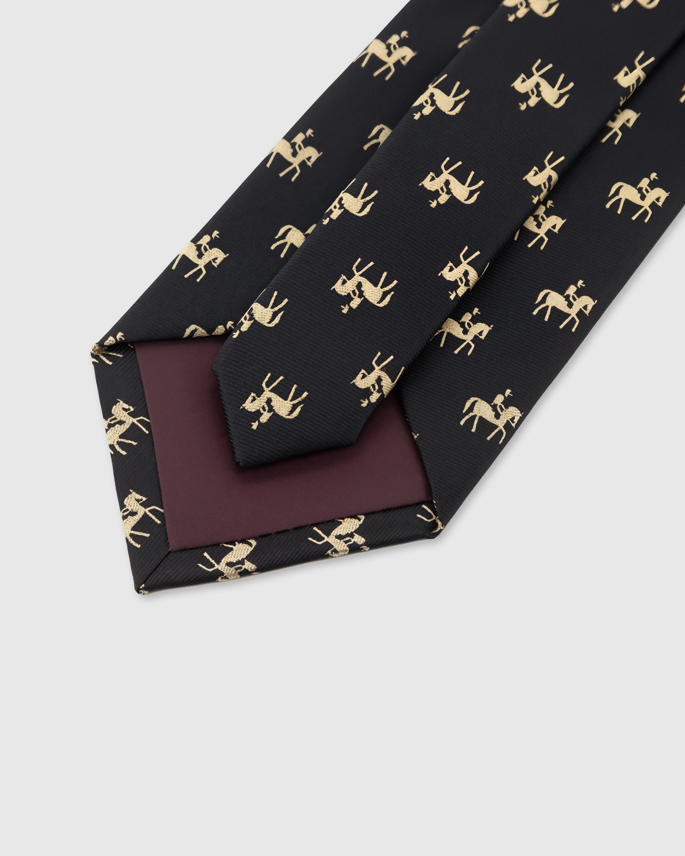 ONYX EQUESTRIAN TIE — Rated 4.9★ with 100,000+ sold, gift-ready STICKYZOO packaging, designed in Amsterdam