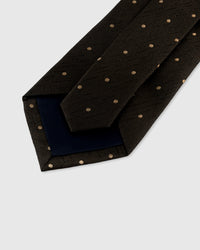 STICKYZOO Onyx Gold Dot Tie, 100,000+ sold, structured interlining and hand-finished interior, 145 x 8 cm