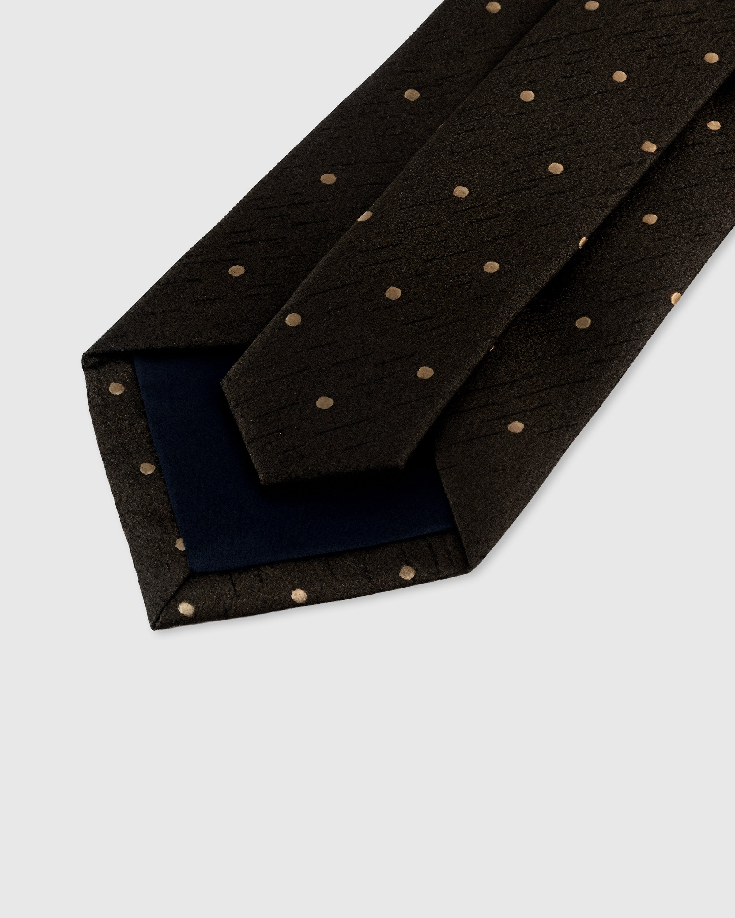 STICKYZOO Onyx Gold Dot Tie, 100,000+ sold, structured interlining and hand-finished interior, 145 x 8 cm