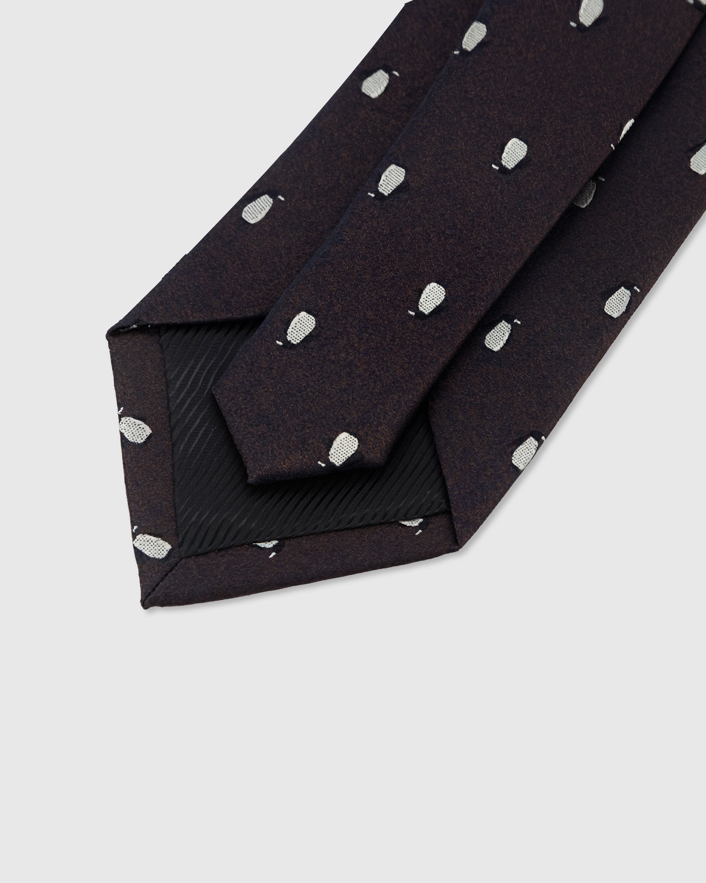 STICKYZOO Onyx Penguin Tie, loved by thousands, structured interlining and hand-finished slip stitching, 145 x 8 cm