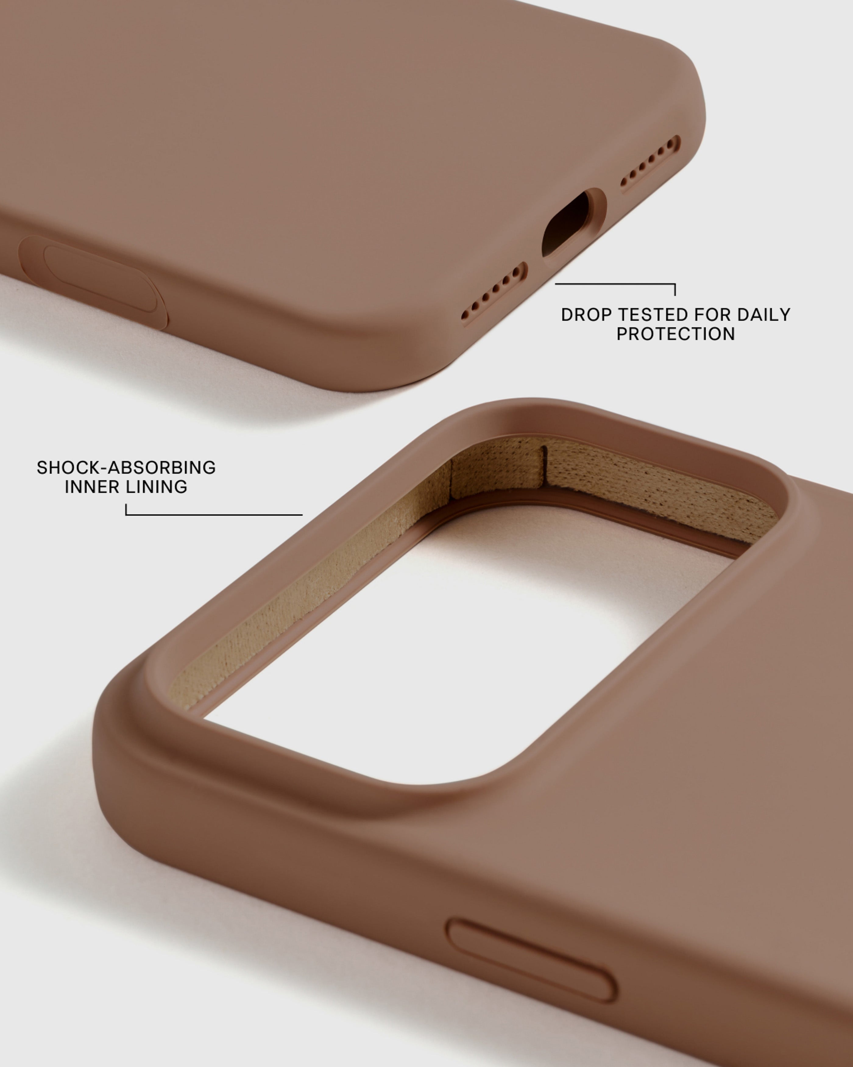 sticky zoo ブラウン iPhone用ケース Leather Bear Charm Phone Case – Handmade French Alran MagSafe
