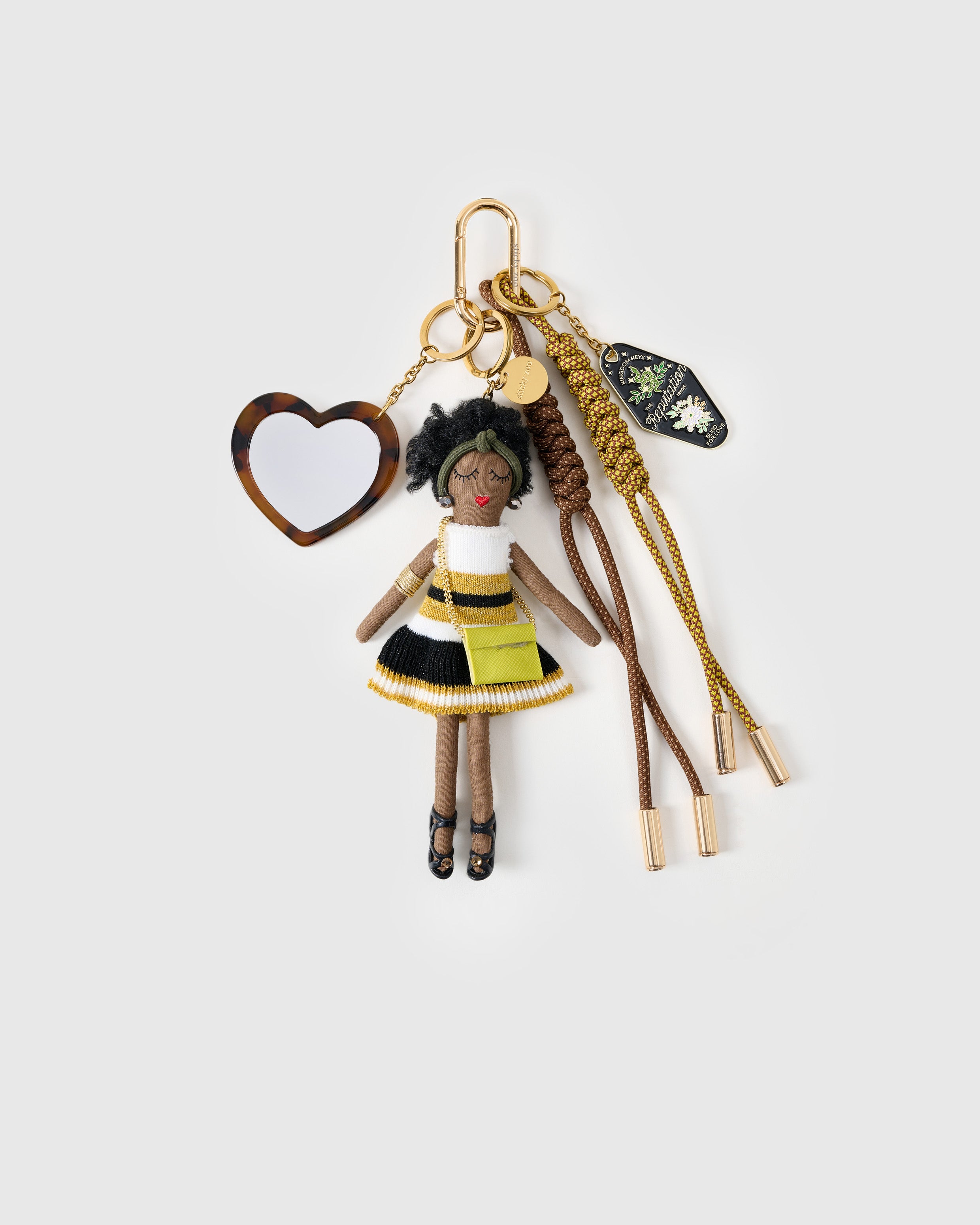 【Sticky zoo】関税/送料込み  RIDICULOUS CUTE STACK CHAR Sticky Zoo® Stack Charms – Bold Handmade Layered Bag Charms