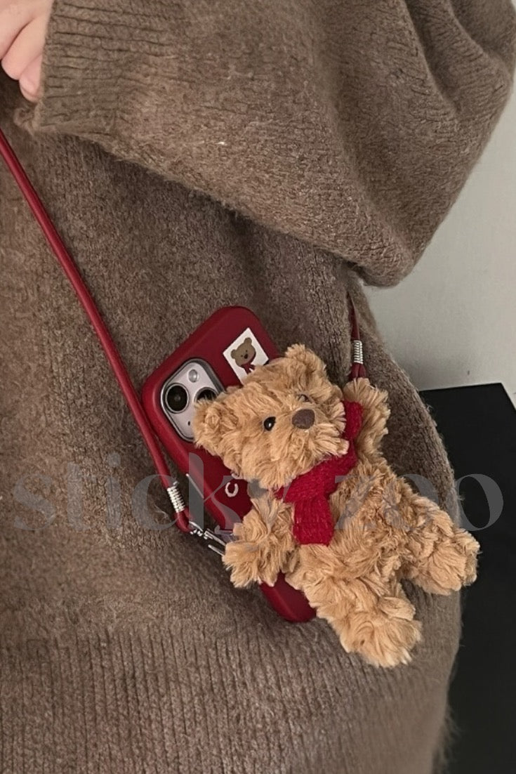 CUTE TEDDY BEAR PHONE CASE