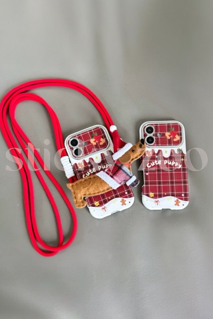 DACHSHUND PUPPY HOLIDAY CASE