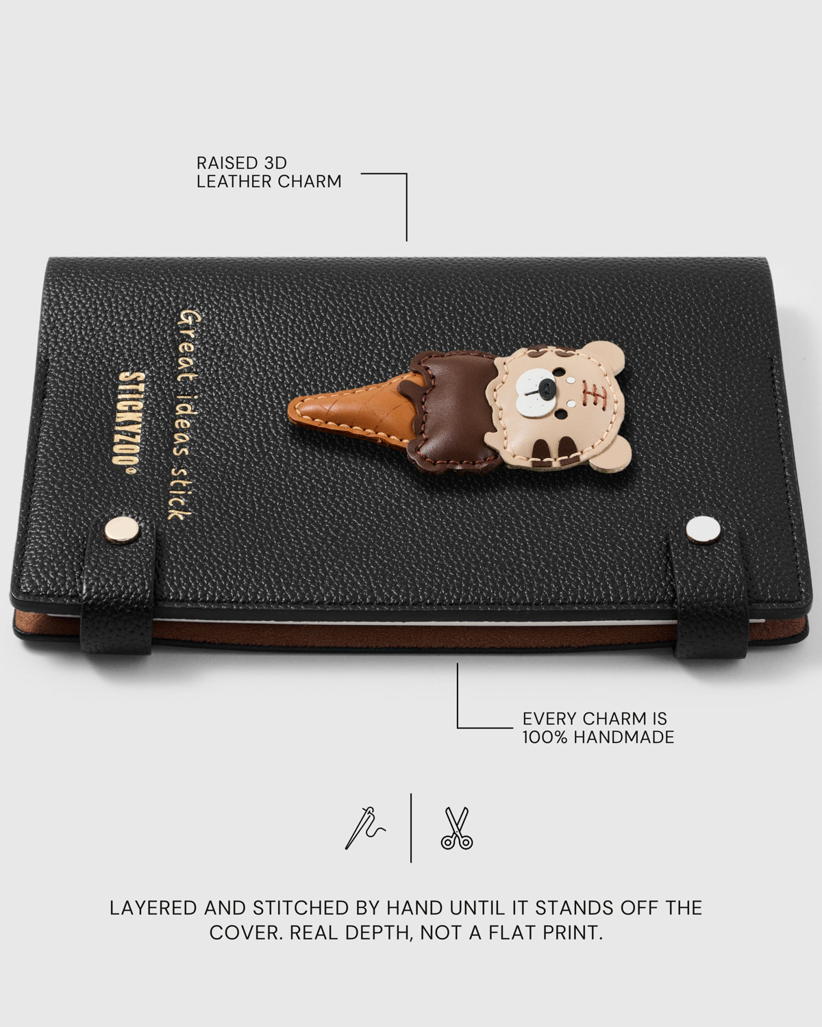 CREAM TIGER ICE CREAM NOTEBOOK