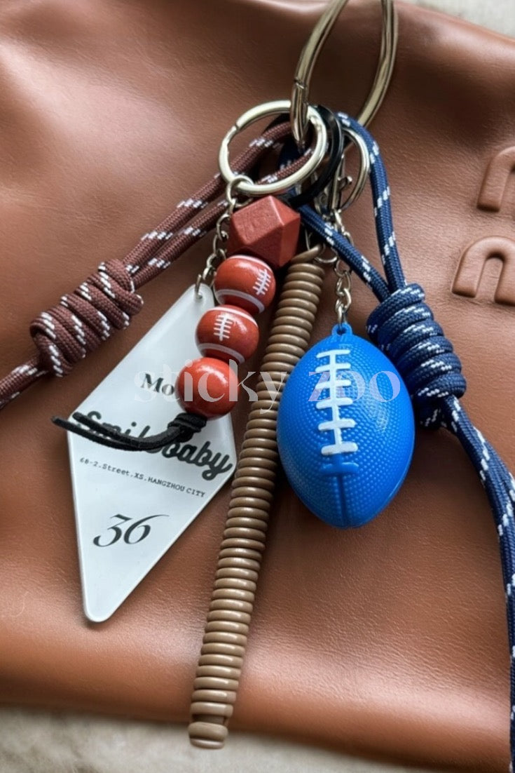 RUGBY BALL CHARM