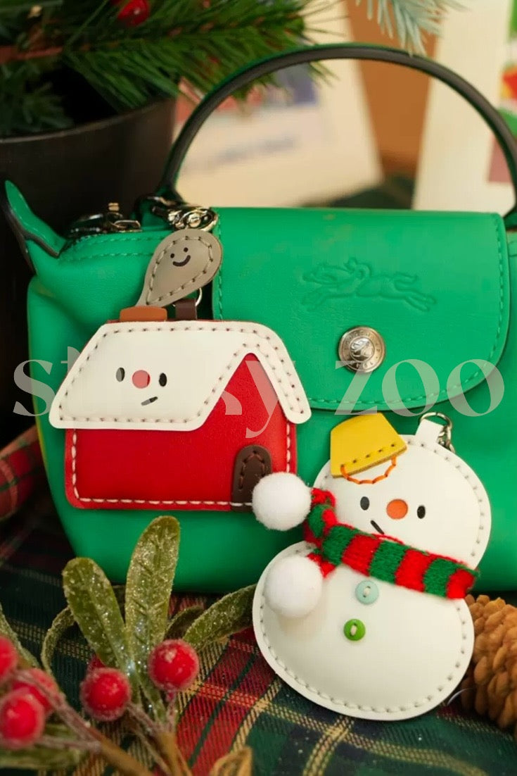 SNOWMAN BAG CHARM