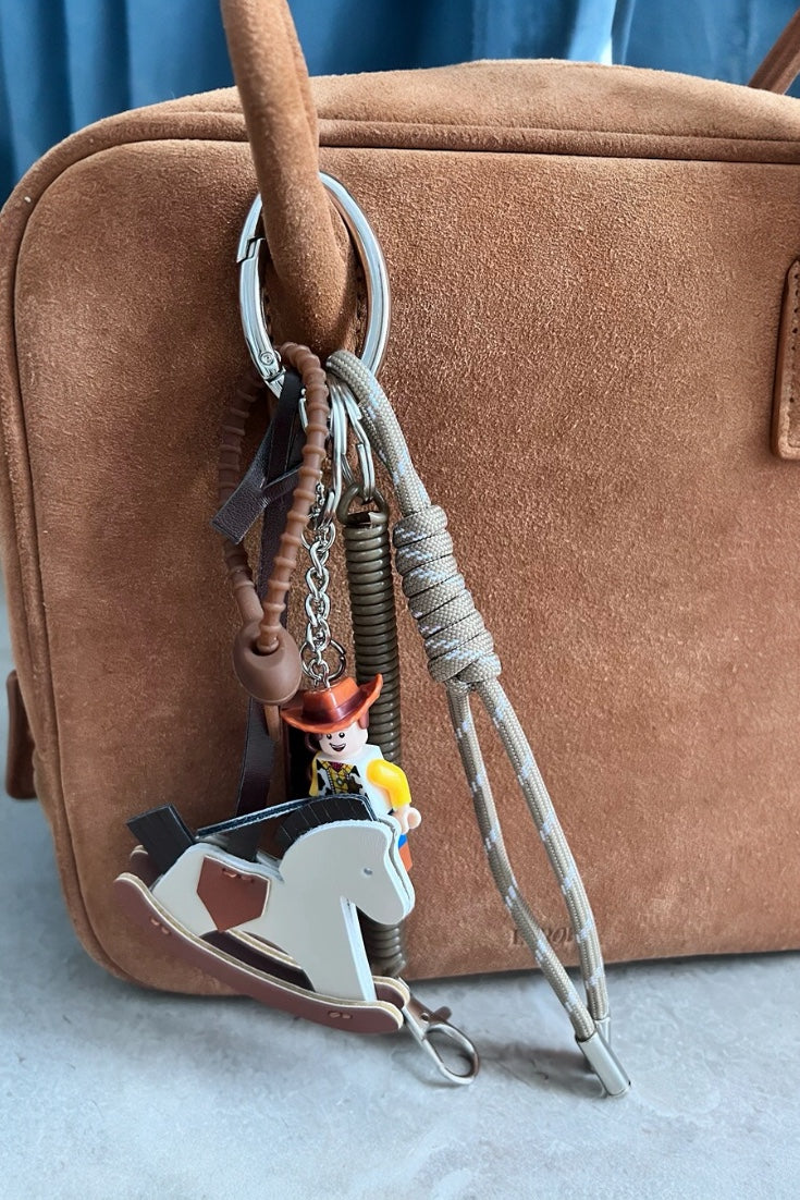 WOODY BAG CHARM