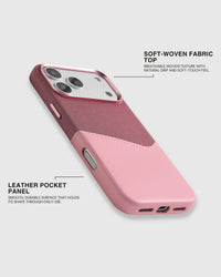 PORTEMONNEE TELEFOONHOESJE — ROZE