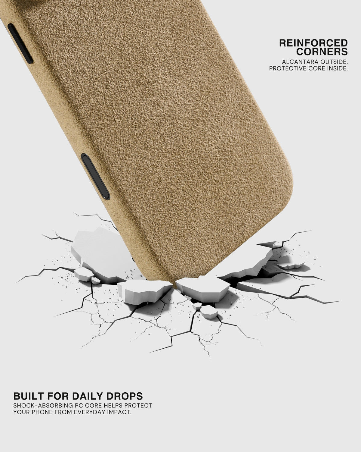 Camel Alcantara MagSafe Phone Case for iPhone – STICKYZOO®