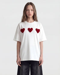 TRIPLE HEART T-SHIRT