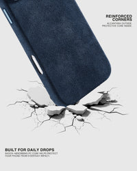 Funda para teléfono Alcántara — Cobalto