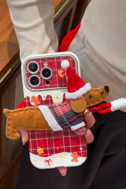 DACHSHUND PUPPY HOLIDAY CASE