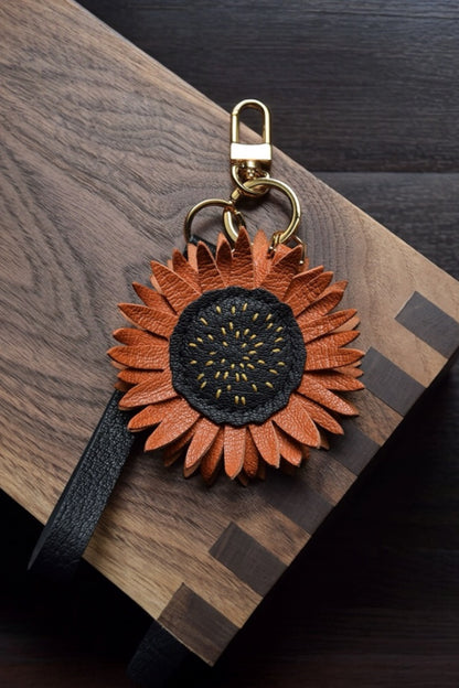 SUNFLOWER BAG CHARM