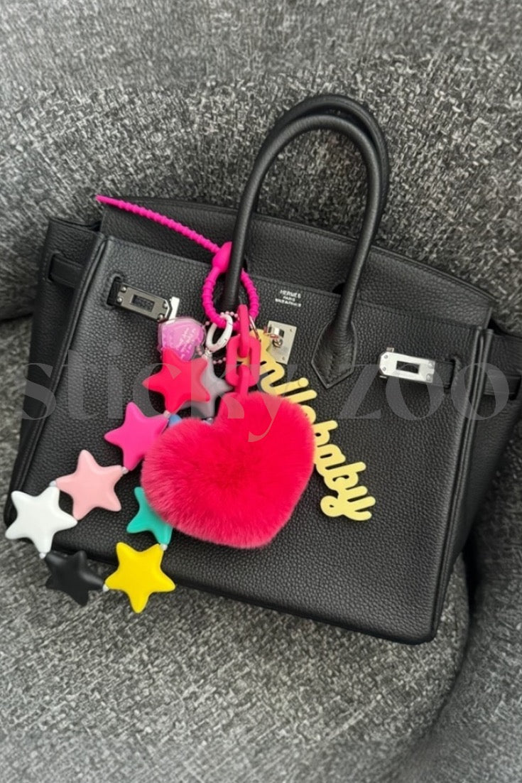 TEDDY HEART CHARM