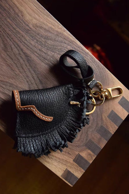 HORSE BAG CHARM | BLACK