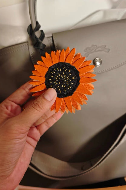 SUNFLOWER BAG CHARM