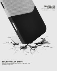 CUSTODIA PORTAFOGLIO PER TELEFONO — GRIGIO NERO