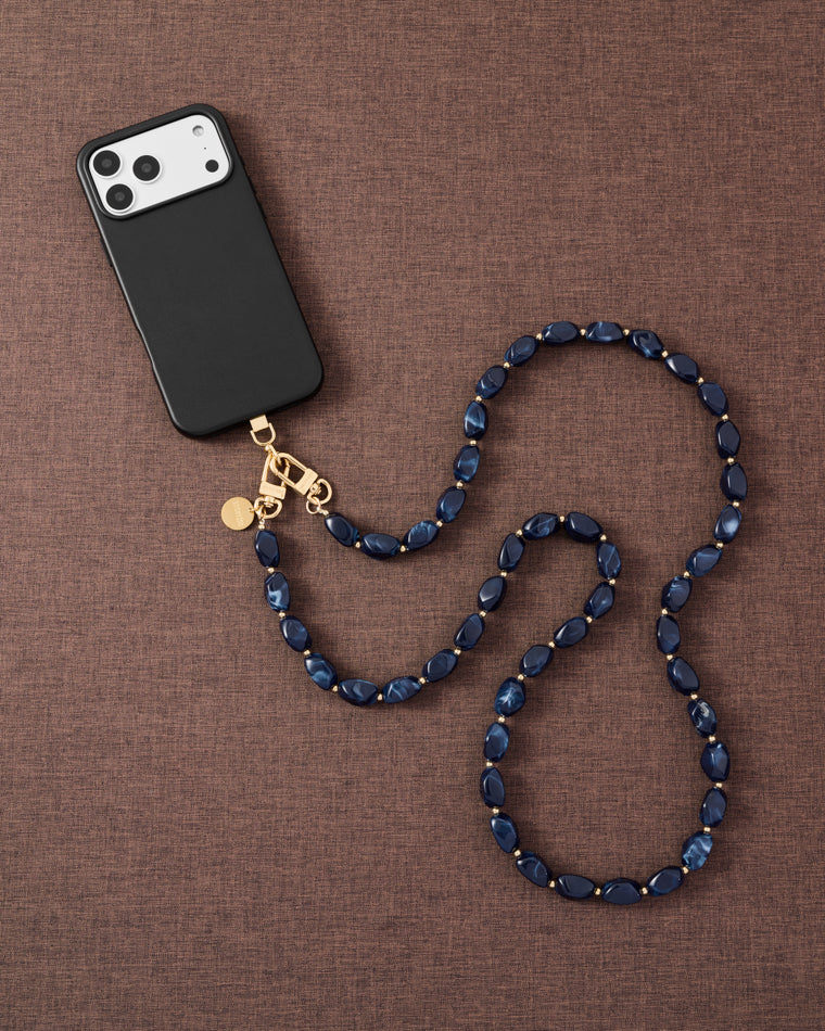MIDNIGHT SMOKE LINK PHONE STRAP