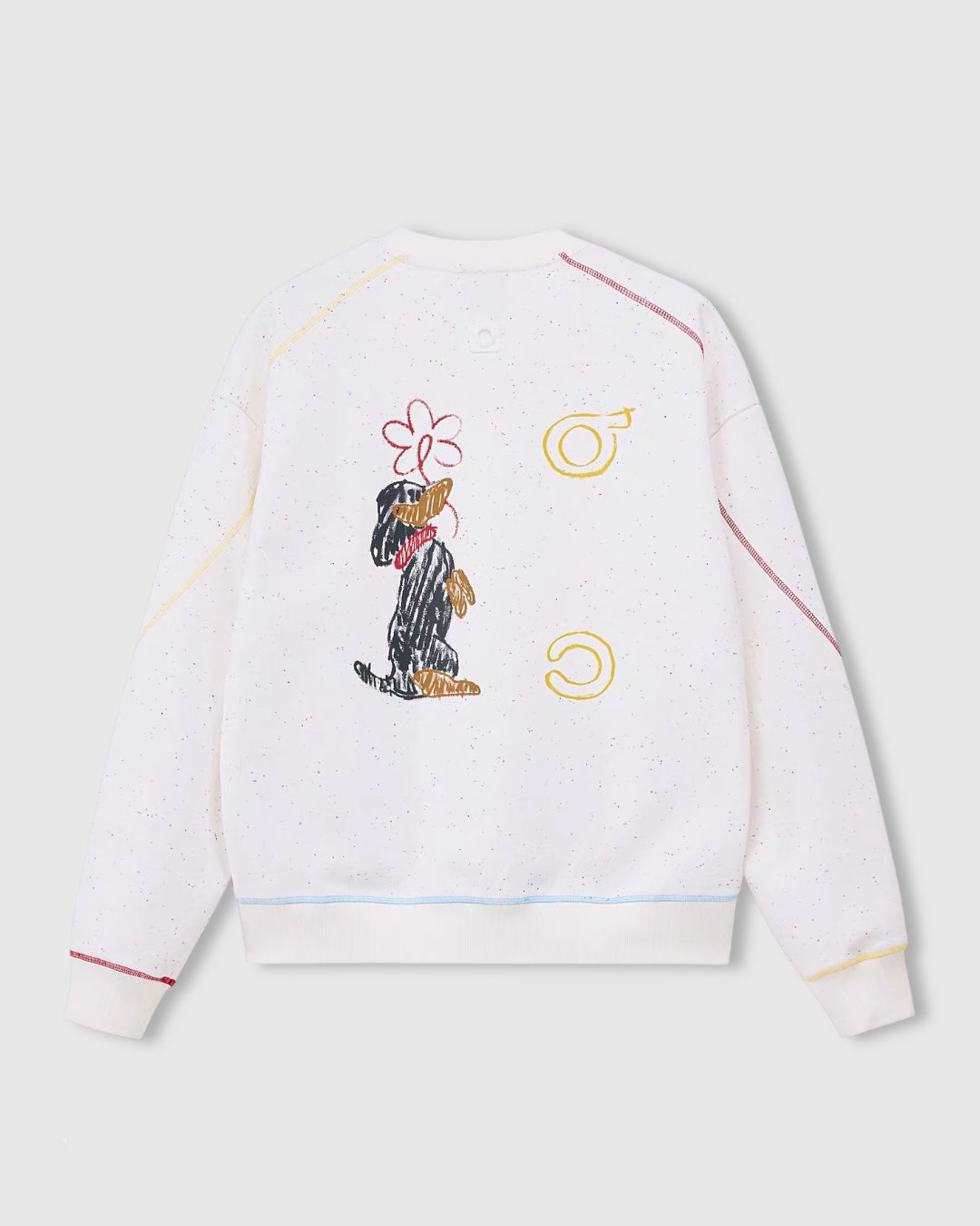 DACHSHUND BLOOM RINGER SWEATSHIRT